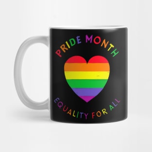 Happy Pride Month Rainbow Mug